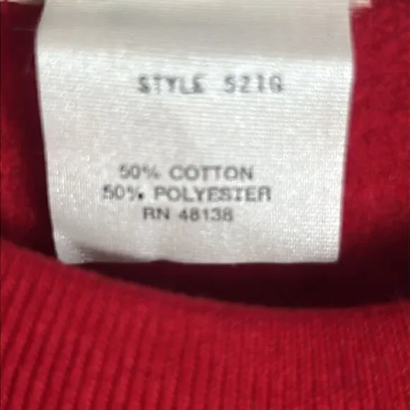 🔥🏈 “NWT” Vintage WASHINGTON REDSKINS Nutmeg RARE Crewneck Sweatshirt - Sz Lg‎